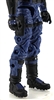 Male Legs: BLUE Cloth Legs (NO Armor) -  Right AND Left Pair-NO WAIST-LEGS ONLY  - 1:18 Scale MTF Accessory for 3-3/4" Action Figures
