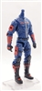 "Elite-Ops" BLUE with RED MTF Male Trooper Body WITHOUT Head - 1:18 Scale Marauder Task Force Action Figure