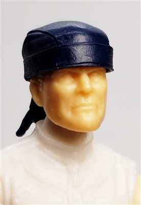 Headgear: "Do-Rag" Head Cover BLUE Version - 1:18 Scale Modular MTF Accessory for 3-3/4" Action Figures