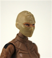 Female Head: Balaclava Mask TAN Version - 1:18 Scale MTF Valkyries Accessory for 3-3/4" Action Figures
