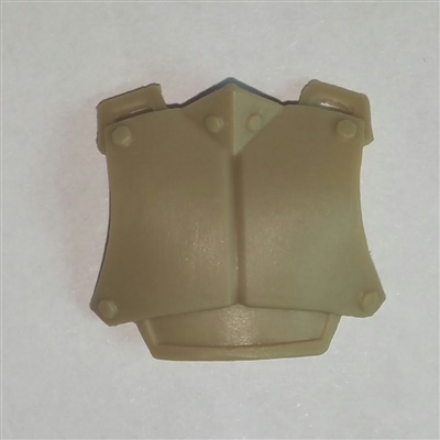Armor Chest Plate: TAN Version - 1:18 Scale Modular MTF Accessory for 3-3/4" Action Figures