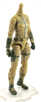 MTF Female Valkyries Body WITHOUT Head DARK TAN & GREEN "Assault-Ops" Version BASIC - 1:18 Scale Marauder Task Force Action Figure