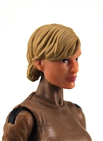 Female Head:  "Athena" Light Skin Tone with Light Brown Short Hair - 1:18 Scale MTF Valkyries Accessory for 3-3/4" Action Figures