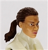 Female Head: "Talia"  Light Skin Tone with Brown Hair & Pony Tail - 1:18 Scale MTF Valkyries Accessory for 3-3/4" Action Figures