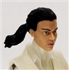 Female Head: "Talia"  Light Skin Tone with Black Hair & Pony Tail - 1:18 Scale MTF Valkyries Accessory for 3-3/4" Action Figures