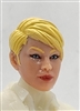 Female Head: "KATHY-JO" LIGHT Skin Tone with BLONDE Hair - 1:18 Scale MTF Valkyries Accessory for 3-3/4" Action Figures