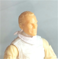 Headgear: Standard Neck Scarf WHITE Version - 1:18 Scale Modular MTF Accessory for 3-3/4" Action Figures