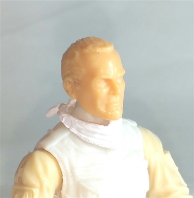 Headgear: Standard Neck Scarf WHITE Version - 1:18 Scale Modular MTF Accessory for 3-3/4" Action Figures