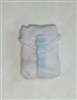 Pocket: Large Size WHITE with Light Blue Version - 1:18 Scale Modular MTF Accessory for 3-3/4" Action Figures