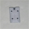 Armor Panel: Large Size WHITE Version - 1:18 Scale Modular MTF Accessory for 3-3/4" Action Figures