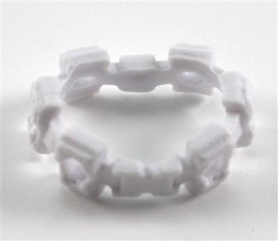 Web Belt: WHITE Version - 1:18 Scale Modular MTF Accessory for 3-3/4" Action Figures
