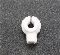 "C-Clip" Universal Modular Mounting Peg: White Version - 1:18 Scale MTF Accessory for 3 3/4 Inch Action Figures