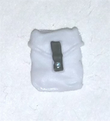 Pocket: Small Size WHITE with Black Version - 1:18 Scale Modular MTF Accessory for 3-3/4" Action Figures