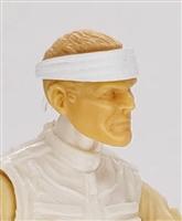Headgear: Headband WHITE Version - 1:18 Scale Modular MTF Accessory for 3-3/4" Action Figures