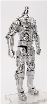 "Kronos-Ops" SILVER (Armor Leg Version) MTF Male Trooper Body WITHOUT Head - 1:18 Scale Marauder Task Force Action Figure