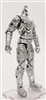 "Kronos-Ops" SILVER (Cloth Leg Version-NO Armor) MTF Male Trooper Body WITHOUT Head - 1:18 Scale Marauder Task Force Action Figure