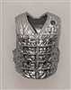 Male Vest: Tactical Type SILVER Version - 1:18 Scale Modular MTF Accessory for 3-3/4" Action Figures