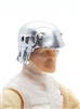 Headgear: Armor Helmet SILVER Version - 1:18 Scale Modular MTF Accessory for 3-3/4" Action Figures