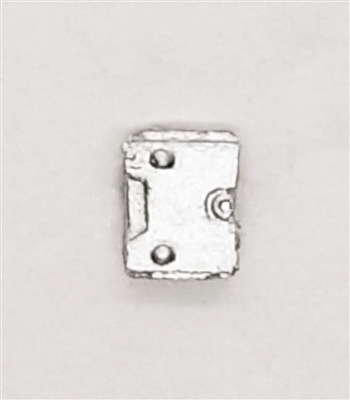 Armor Panel: Small Size SILVER Version - 1:18 Scale Modular MTF Accessory for 3-3/4" Action Figures