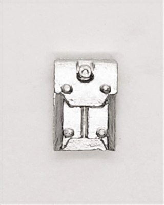 Armor Panel: Large Size SILVER Version - 1:18 Scale Modular MTF Accessory for 3-3/4" Action Figures