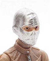 Female Head: Balaclava Mask SILVER Version - 1:18 Scale MTF Valkyries Accessory for 3-3/4" Action Figures