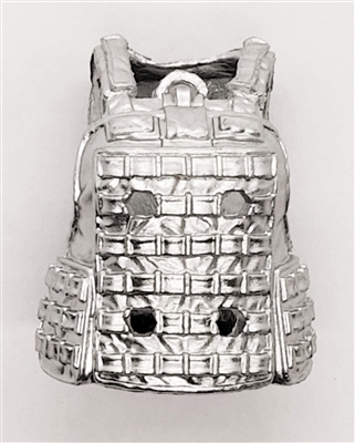 Female Vest: Utility Type SILVER Version - 1:18 Scale Modular MTF Valkyries Accessory for 3-3/4" Action Figures