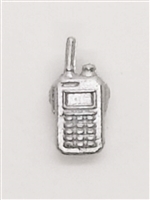 Radio Walkie Talkie: SILVER Version - 1:18 Scale MTF Accessory for 3 3/4 Inch Action Figures