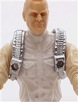 Steady Cam Gun: Steady Cam Harness SILVER Version - 1:18 Scale Modular MTF Accessory for 3-3/4" Action Figures
