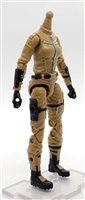 MTF Female Valkyries Body WITHOUT Head DARK TAN & BLACK "Sierra-Ops" Version BASIC - 1:18 Scale Marauder Task Force Action Figure