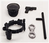 Police Officer Weapon & Gear Equipment Set - 1:18 Scale MTF Accessoris for 3-3/4" Action Figures