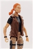 Female Long Vest BROWN Version - 1:18 Scale Modular MTF Valkyries Accessory for 3-3/4" Action Figures