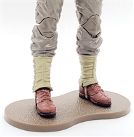 Marauder CDP Action Figure Stand (1) - BROWN with DIRT TEXTURE