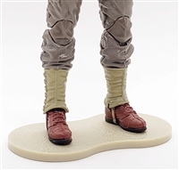 Marauder CDP Action Figure Stand (1) - TAN with DIRT TEXTURE