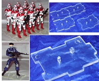 Marauder I.D.S. Action Figure Stand (1) - CLEAR