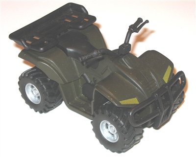 ATV QUAD 4-WHEEL ALL-TERRAIN VEHICLE - 1:18 Scale Vehicle for 3 3/4 Inch Action Figures
