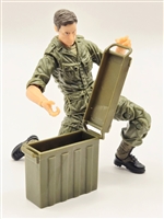 Large Ammo / Storage Container with Removable Lid - 1:18 Scale Accessory for 3 3/4 Inch Action Figures