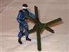 Tank Trap / Beach Obstacle - 1:18 Scale Accessory for 3 3/4 Inch Action Figures