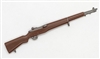 US M1 Garand Rifle GUN-METAL & BROWN Version - 1:18 Scale Weapon for 3-3/4 Inch Action Figures