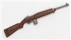 US M1 Carbine Rifle GUN-METAL & BROWN Version - 1:18 Scale Weapon for 3-3/4 Inch Action Figures