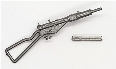 British Sten Mark 3 Machine Gun - 1:18 Scale Weapon for 3-3/4 Inch Action Figures