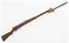 Japanese Arisaka Rifle with Bayonet  (Type-99) - 1:18 Scale Weapon for 3-3/4 Inch Action Figures