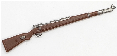 German Mauser K98k Rifle - 1:18 Scale Weapon for 3-3/4 Inch Action Figures