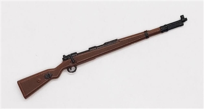 German Mauser K98k Rifle BLACK & BROWN Version -1:18 Scale Weapon for 3-3/4 Inch Action Figures