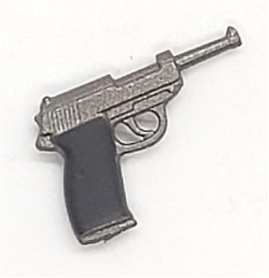 German P38 Walther 9mm Automatic Pistol - 1:18 Scale Weapon for 3-3/4 Inch Action Figures