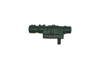 Modular Component: LARGE TACTICAL Flashlight BLACK Version - 1:18 Scale Accessory for 3-3/4 Inch Action Figures