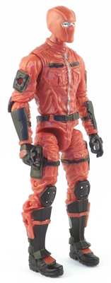 MTF Male Trooper with Balaclava Head RED "Command-Ops" Version BASIC - 1:18 Scale Marauder Task Force Action Figure